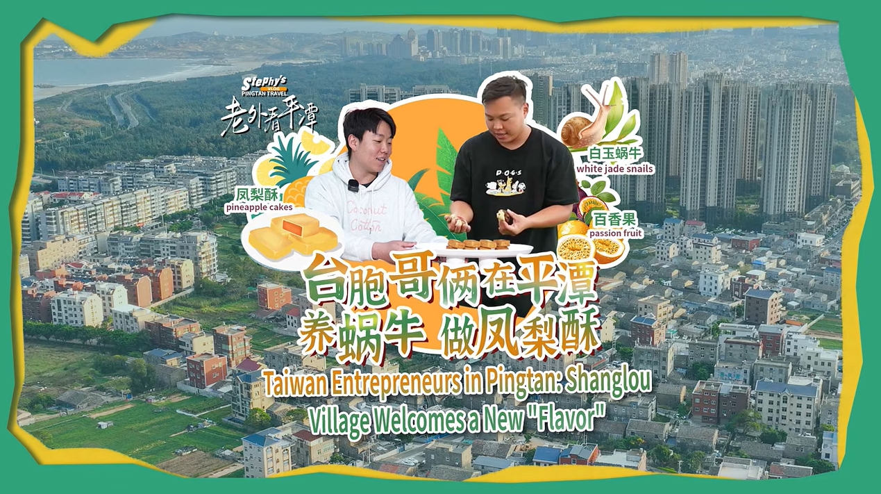 老外看平潭丨臺胞哥倆在平潭養(yǎng)蝸牛、做鳳梨酥